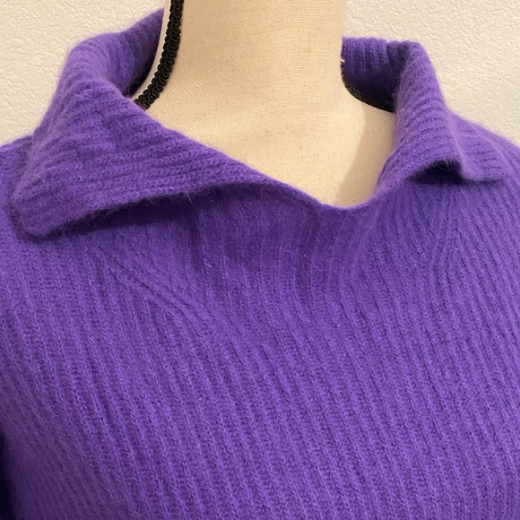 Purple Angora Sweater - Picture 2 of 4